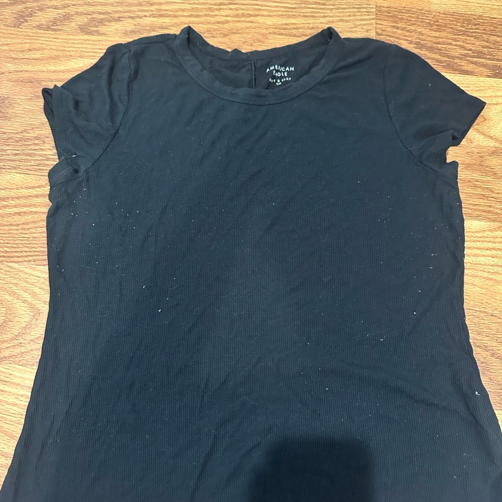 American Eagle Outfitters Women's Classic Black Tee